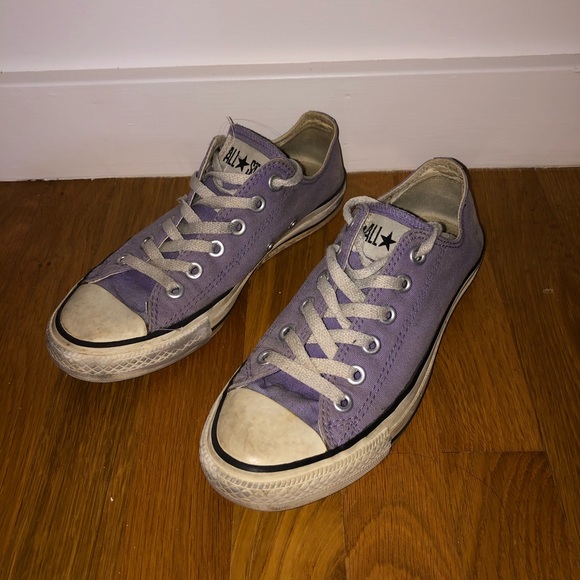 lavender converse shoes